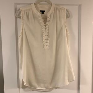 Ann Taylor Off-white Blouse